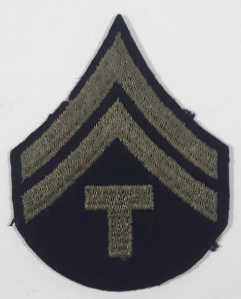 Vintage US Army Technician 5th Grade 3 1/4" x 4" Fabric Patch Badge Insignia