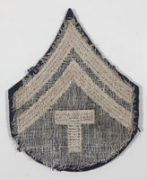 Vintage US Army Technician 5th Grade 3 1/4" x 4" Fabric Patch Badge Insignia
