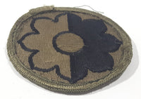 Vintage US Army 9th Infantry Division Subdued 2 1/2" Fabric Patch Badge Insignia