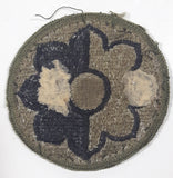 Vintage US Army 9th Infantry Division Subdued 2 1/2" Fabric Patch Badge Insignia