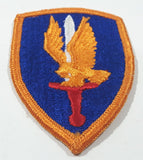 Vintage USAF US Air Force 1st Aviation Brigade 2 1/4" x 3 1/2" Fabric Patch Badge Insignia