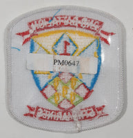 Vintage US Marines 2nd Battalion 5th Marines 3" x 3 1/4" Fabric Patch Badge Insignia