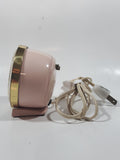 Vintage Westclox Baby Ben Light Pink 3 1/2" Tall Plug In Alarm Clock Made in Canada