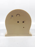 Antique Ivory PY-RA-LIN Eight Day Cream Colored Arched 5" Tall Wind Up Alarm Clock Made in U.S.A.