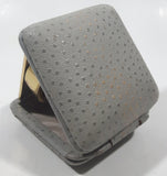 Vintage Rensie Ten Jewels Grey Cased Travel Alarm Clock Made in Germany Crack in Glass