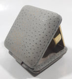 Vintage Rensie Ten Jewels Grey Cased Travel Alarm Clock Made in Germany Crack in Glass