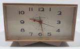 Vintage General Electric Telechron 6" Wide Plug In Travel Alarm Clock Model 7H215 Made in U.S.A.