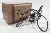 Vintage General Electric Telechron 6" Wide Plug In Travel Alarm Clock Model 7H215 Made in U.S.A.