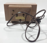 Vintage General Electric Telechron 6" Wide Plug In Travel Alarm Clock Model 7H215 Made in U.S.A.