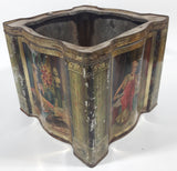 Rare Antique 1890s Keen Robinson's & Co Ltd Keen's Mustard 6" Tall Tin Metal Container Made in England