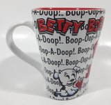 2016 King Features Syndicate Fleischer Studios Universal Studios Betty Boop 4 1/2" Tall Heart Shaped Ceramic Coffee Mug Cup