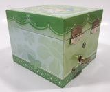 Disney Parks Authentic Original Tinkerbell Green Wind Up Music Box Plays "You Can Fly! You Can Fly! You Can Fly!"