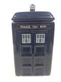 2012 ZION BBC Doctor Who Police Public Call Box Blue Tardis Shaped 6 1/2" Tall Ceramic Milk Creamer