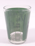 Vintage "Say When!" Green 3 1/8" Tall Shot Glass Shooter