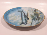 Robert J. Banks Special Edition Fiftieth Anniversary 1936-1986 Douglas DC-3 Airplane 8 1/2" Porcelain Collector Plate