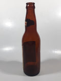 Vintage Lucky Lager Extra Dry Beer 9" Tall Amber Brown Glass Bottle