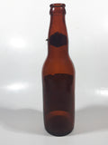 Vintage Lucky Lager Extra Dry Beer 9" Tall Amber Brown Glass Bottle