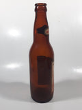 Vintage Lucky Lager Extra Dry Beer 9" Tall Amber Brown Glass Bottle