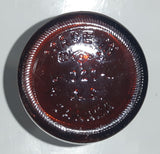 Vintage Lucky Lager Extra Dry Beer 9" Tall Amber Brown Glass Bottle