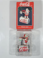 1993 Enesco Coca-Cola Diet Coke "Slimmin' Santa" On Year Limited Edition Christmas Tree Ornament 592722 New in Box