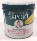 Vintage Macdonald Export Finest Virginia Cigarette Tobacco "Now - 200g" 4 1/8" Tall Tin Metal Can