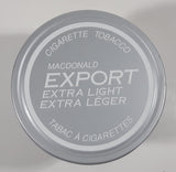 Vintage Macdonald Export Extra Light Grey 4 1/8" Tall Tin Metal Can