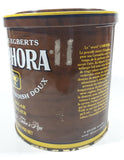 Vintage Douwe Egberts Amphora Pipe Tobacco Extra Mild Cavendish Brown and Yellow Tin Can - Empty