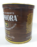 Vintage Douwe Egberts Amphora Pipe Tobacco Extra Mild Cavendish Brown and Yellow Tin Can - Empty