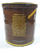 Vintage Douwe Egberts Amphora Pipe Tobacco Extra Mild Cavendish Brown and Yellow Tin Can - Empty