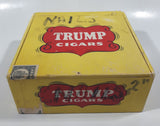 Vintage Trump Cigars Yellow Red White Cardboard Box
