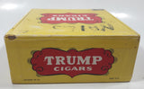 Vintage Trump Cigars Yellow Red White Cardboard Box