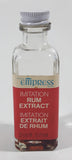 Vintage Empress Imitation Rum Extract 57 mL 4" Tall Glass Spice Jar