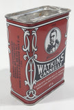 Vintage Watkin's Cinnamon 65g Red 3 1/8" Tall Tin Metal Container