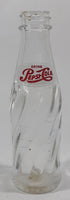 Vintage Drink Pepsi Cola Miniature 5" Tall Clear Glass Soda Pop Bottle Salt or Pepper Shaker No Lid and Single
