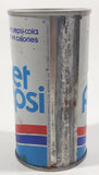 Vintage 1970s Diet Pepsi Calorie Reduced 4 5/8" Tall Metal Soda Pop Can