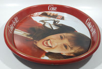 Vintage 1982 Coca-Cola Coke is it! Enjoy Coke Kim Christmas Tray Canadian Edition Metal Beverage Serving Tray