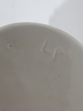 Vintage Fortune Japan Blue Eagle White 4" Tall Ceramic Table Top Lighter