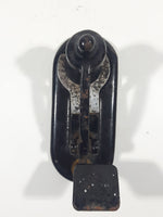 Antique 1930 Theo Alteneder and Sons Black Metal Inkwell Tool Philadelphia