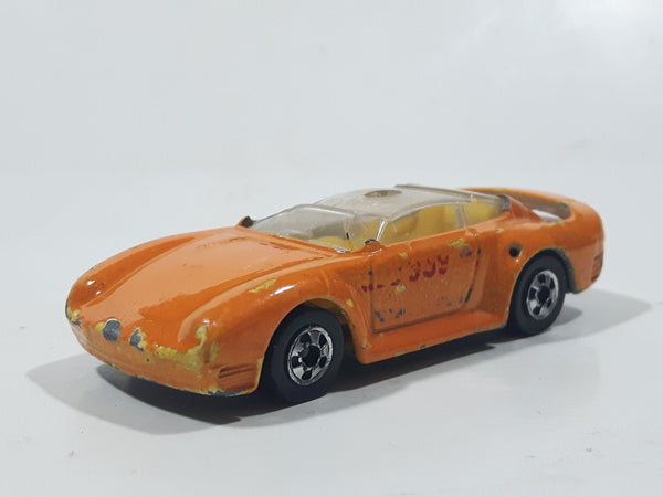 1988 Hot Wheels Color Racers Porsche 959 Orange Die Cast Toy Race Car Vehicle