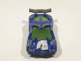 2012 McDonald's Hot Wheels Impavido 1 Blue 6/8 Die Cast Toy Car Vehicle