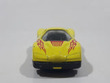 Greenbrier 9892 Sports Car Yellow Die Cast Toy Car Vehicle