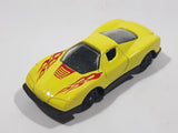 Greenbrier 9892 Sports Car Yellow Die Cast Toy Car Vehicle