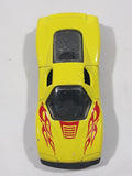 Greenbrier 9892 Sports Car Yellow Die Cast Toy Car Vehicle