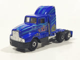 Pioneer Pro Engine DC-338 Kenworth T-600 Semi Tractor Truck Blue Die Cast Toy Car Vehicle