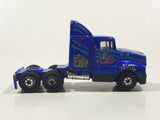Pioneer Pro Engine DC-338 Kenworth T-600 Semi Tractor Truck Blue Die Cast Toy Car Vehicle