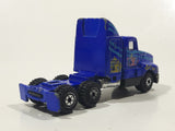 Pioneer Pro Engine DC-338 Kenworth T-600 Semi Tractor Truck Blue Die Cast Toy Car Vehicle