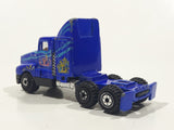 Pioneer Pro Engine DC-338 Kenworth T-600 Semi Tractor Truck Blue Die Cast Toy Car Vehicle
