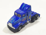 Pioneer Pro Engine DC-338 Kenworth T-600 Semi Tractor Truck Blue Die Cast Toy Car Vehicle