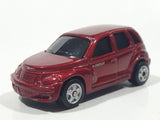 2000 Maisto Chrysler PT Cruiser Metalflake Dark Red Die Cast Toy Car Vehicle