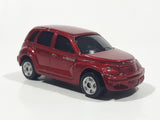 2000 Maisto Chrysler PT Cruiser Metalflake Dark Red Die Cast Toy Car Vehicle